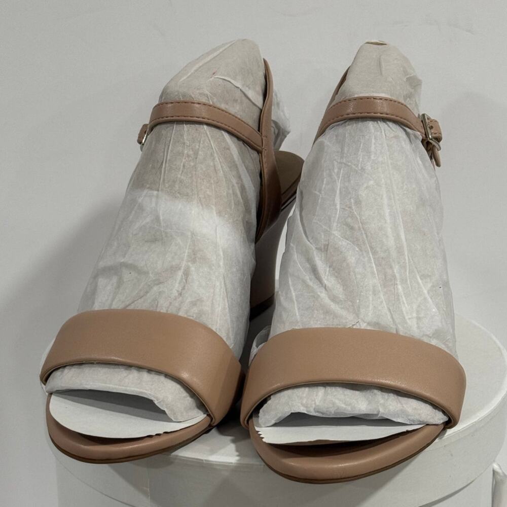 Wedge Sandals Ankle Strap Mauve Comfort Minimal Heel Naturalizer Bristol 10